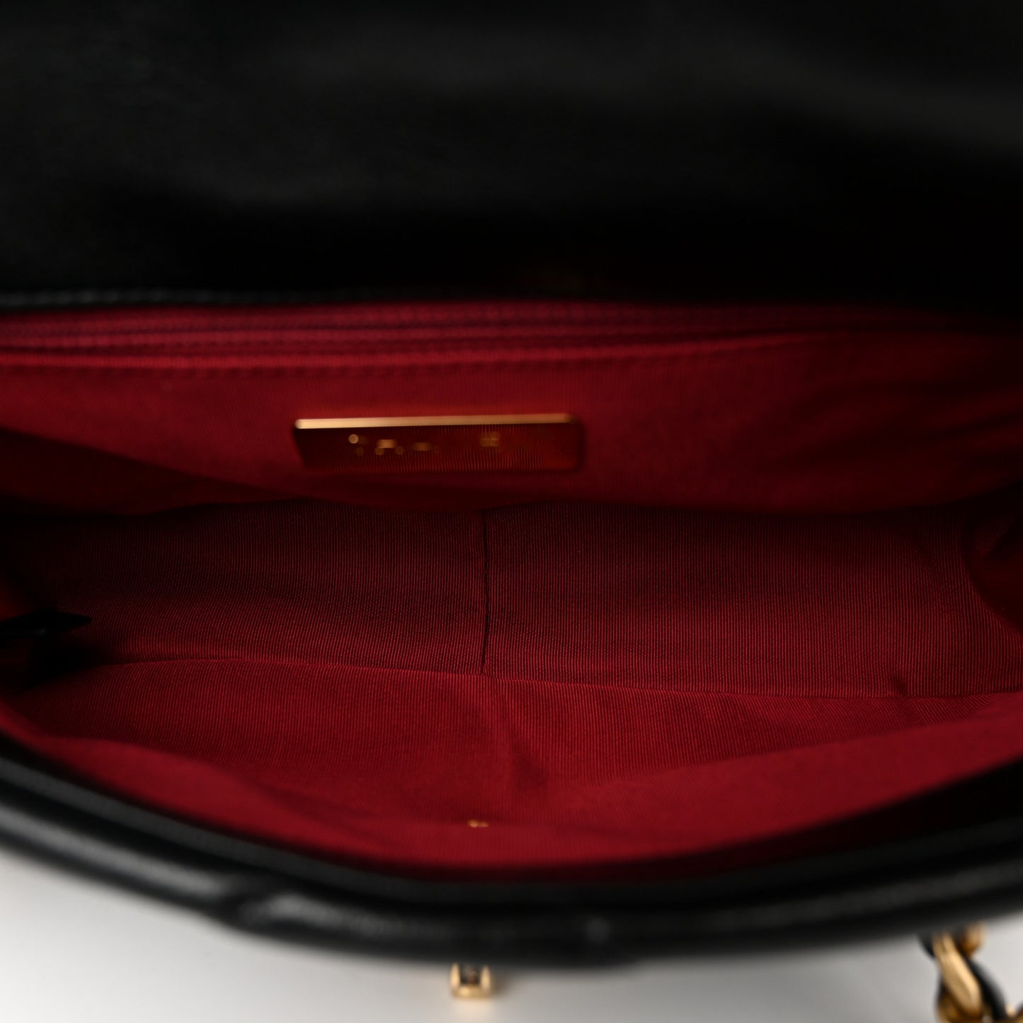 Goatskin Quilted Medium Chanel 19 Flap Black