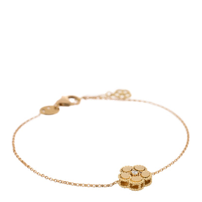 Roberto Coin 18K Yellow Gold Diamond Daisy Chain Bracelet 1 of 3