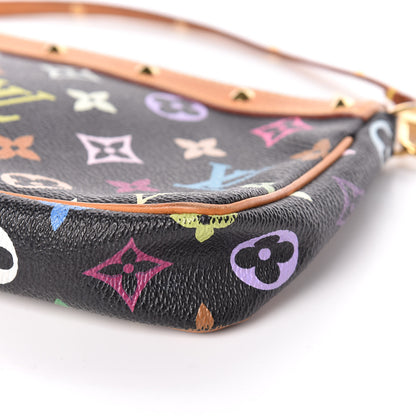 Louis Vuitton Monogram Multicolor Pochette Accessories Black 15 of 16