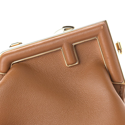 Fendi Shiny Nappa Nano Fendi First Bag Charm Caramello 7 of 10