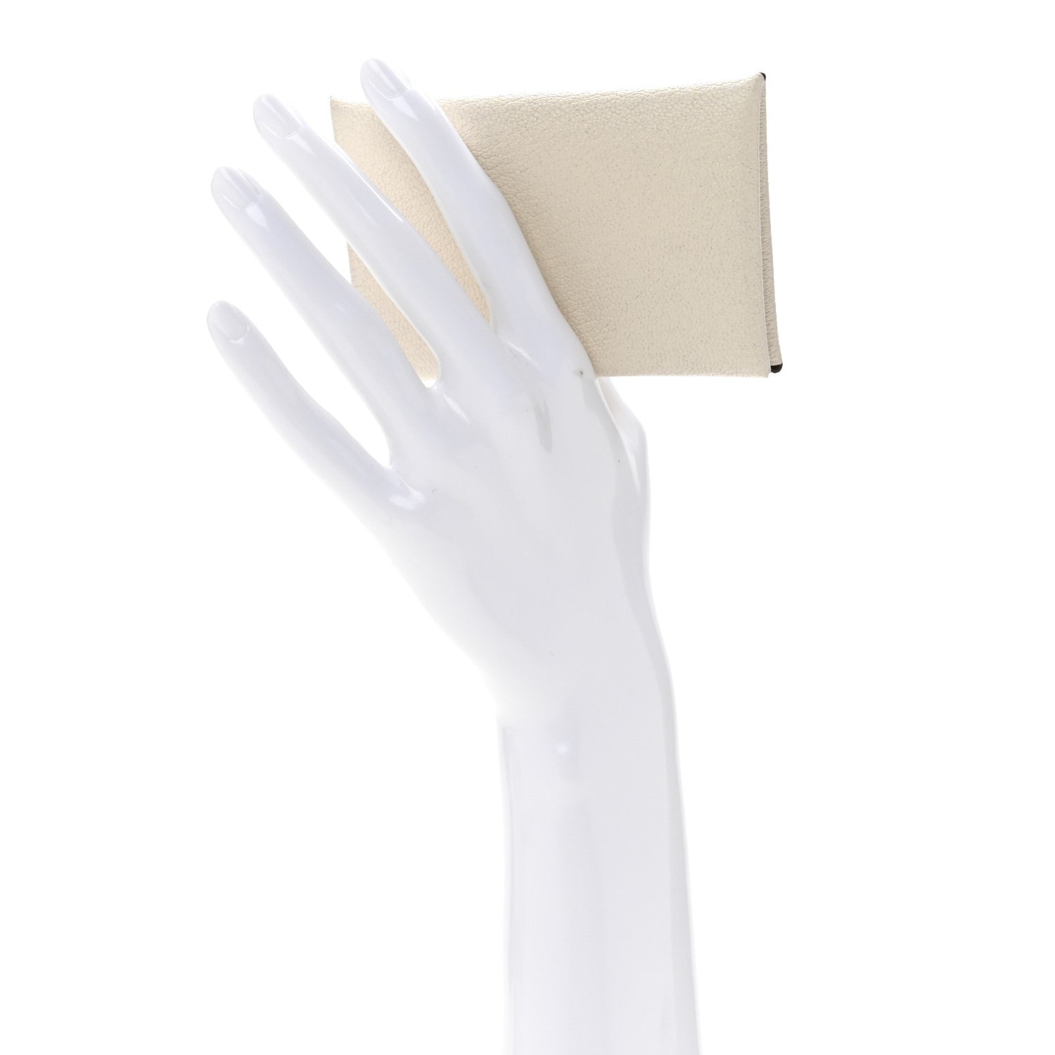 Hermes Chevre Mysore Verso Calvi Card Case Nata Quebracho 2 of 9