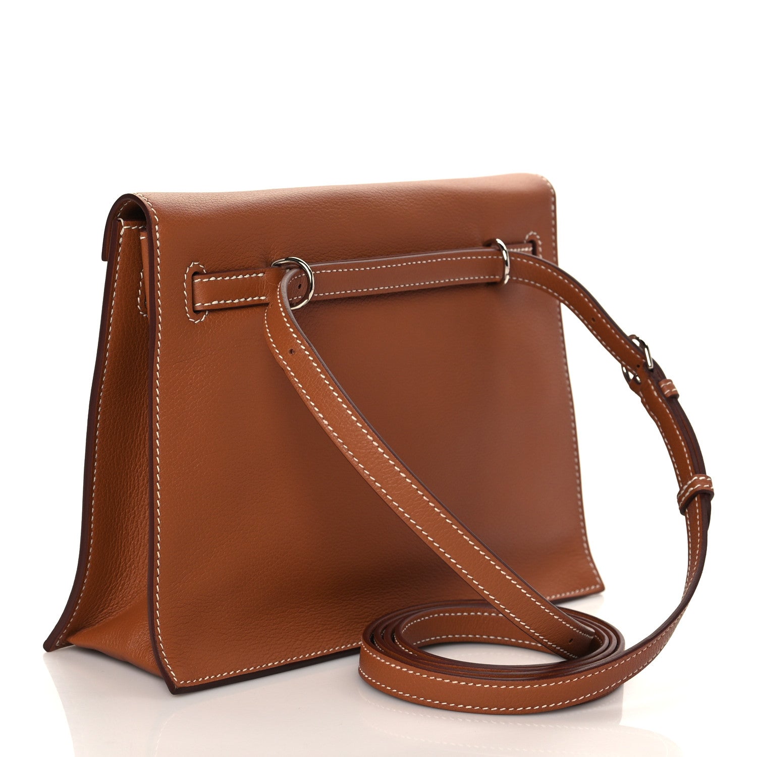 Hermes Evercolor Kelly Danse II Belt Bag Gold 3 of 11