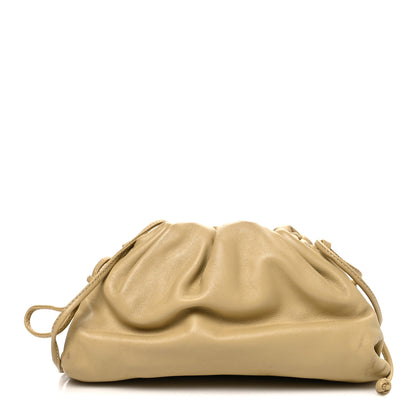 Bottega Veneta Butter Calfskin The Mini Pouch Almond 1 of 12