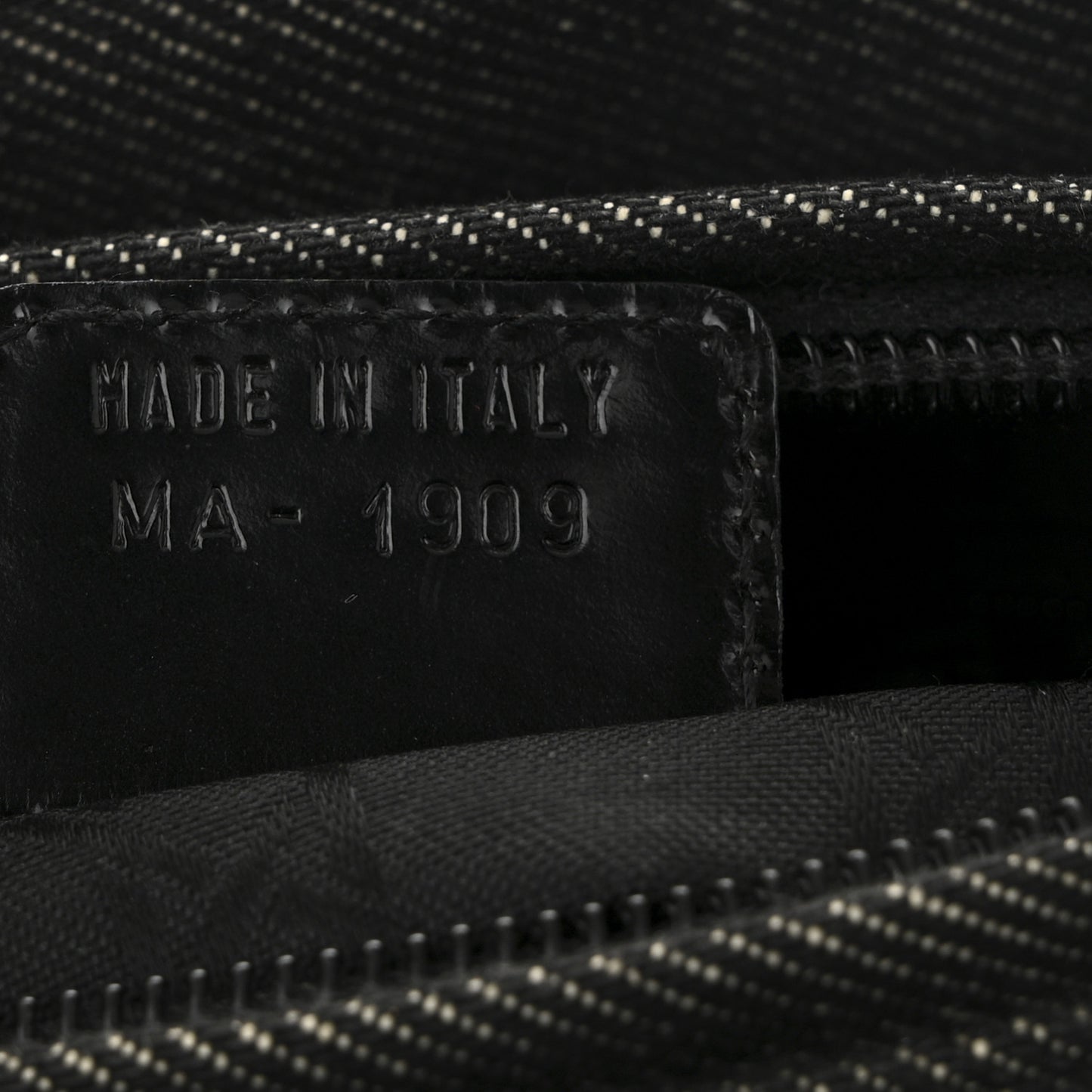 Denim Cannage Medium Lady Dior Black