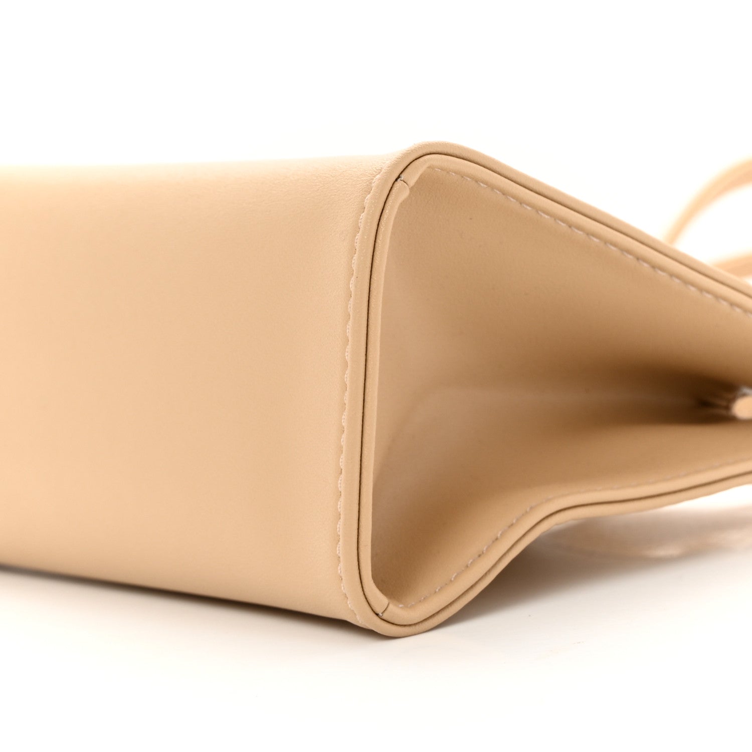 Telfar Vegan Leather Small Shopping Bag Cream 10 of 10