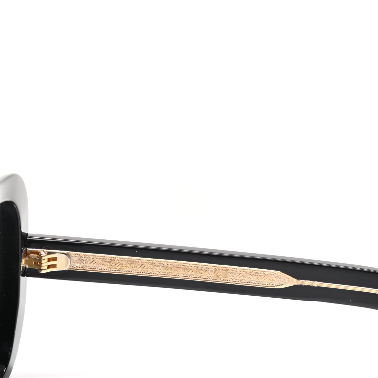 Gucci X DAPPER DAN Acetate Crystal Sunglasses GG0427S Black 5 of 6