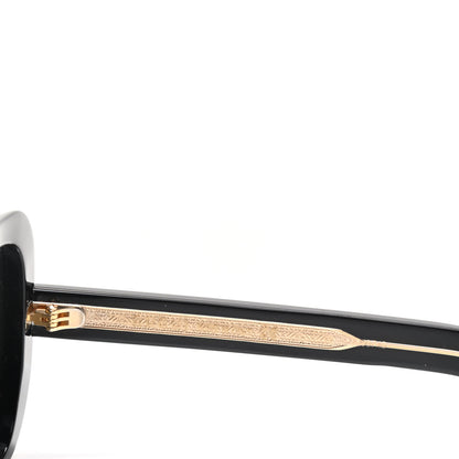 Gucci X DAPPER DAN Acetate Crystal Sunglasses GG0427S Black 5 of 6