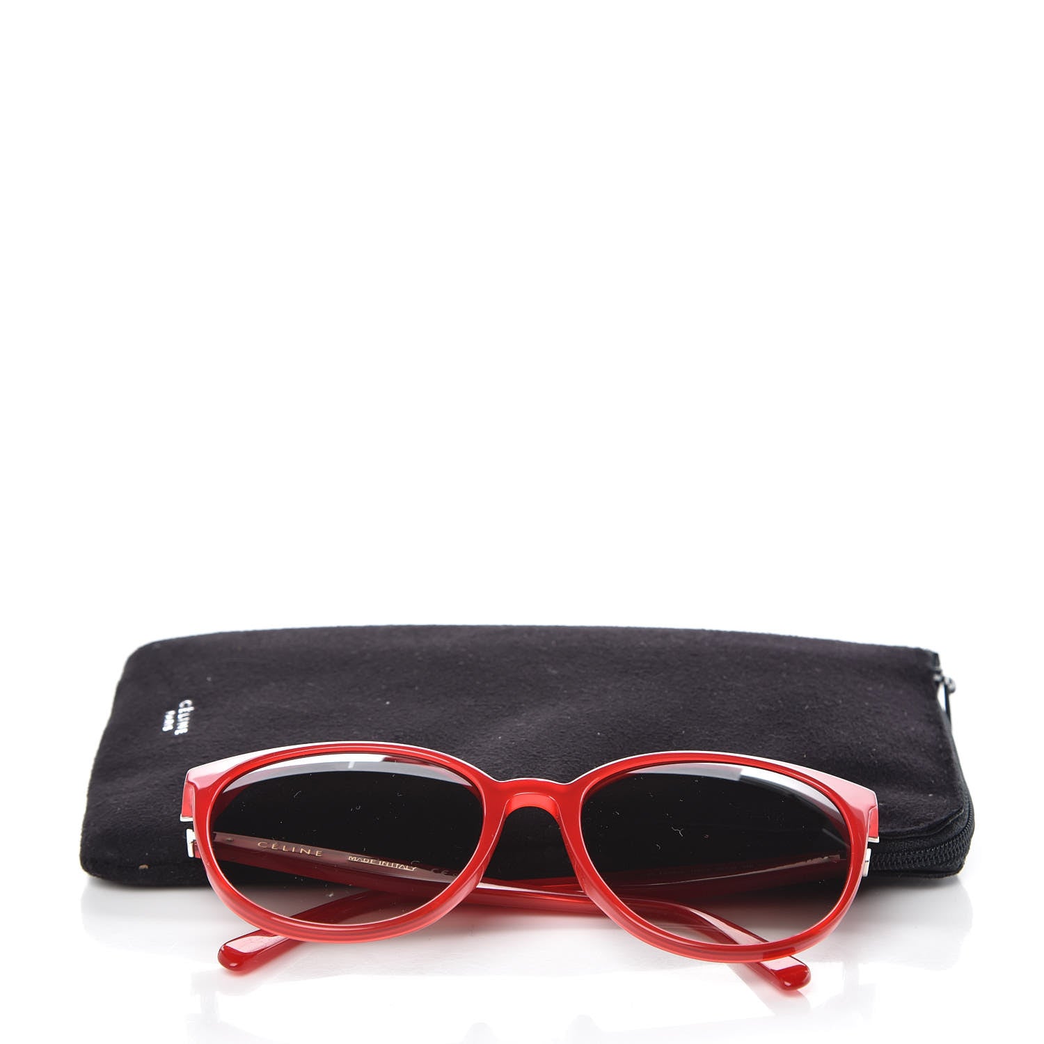Celine Thin Mary Sunglasses CL 41068/S Red 7 of 7