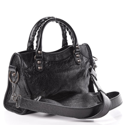Balenciaga Agneau Classic Hardware Mini City Black 3 of 10
