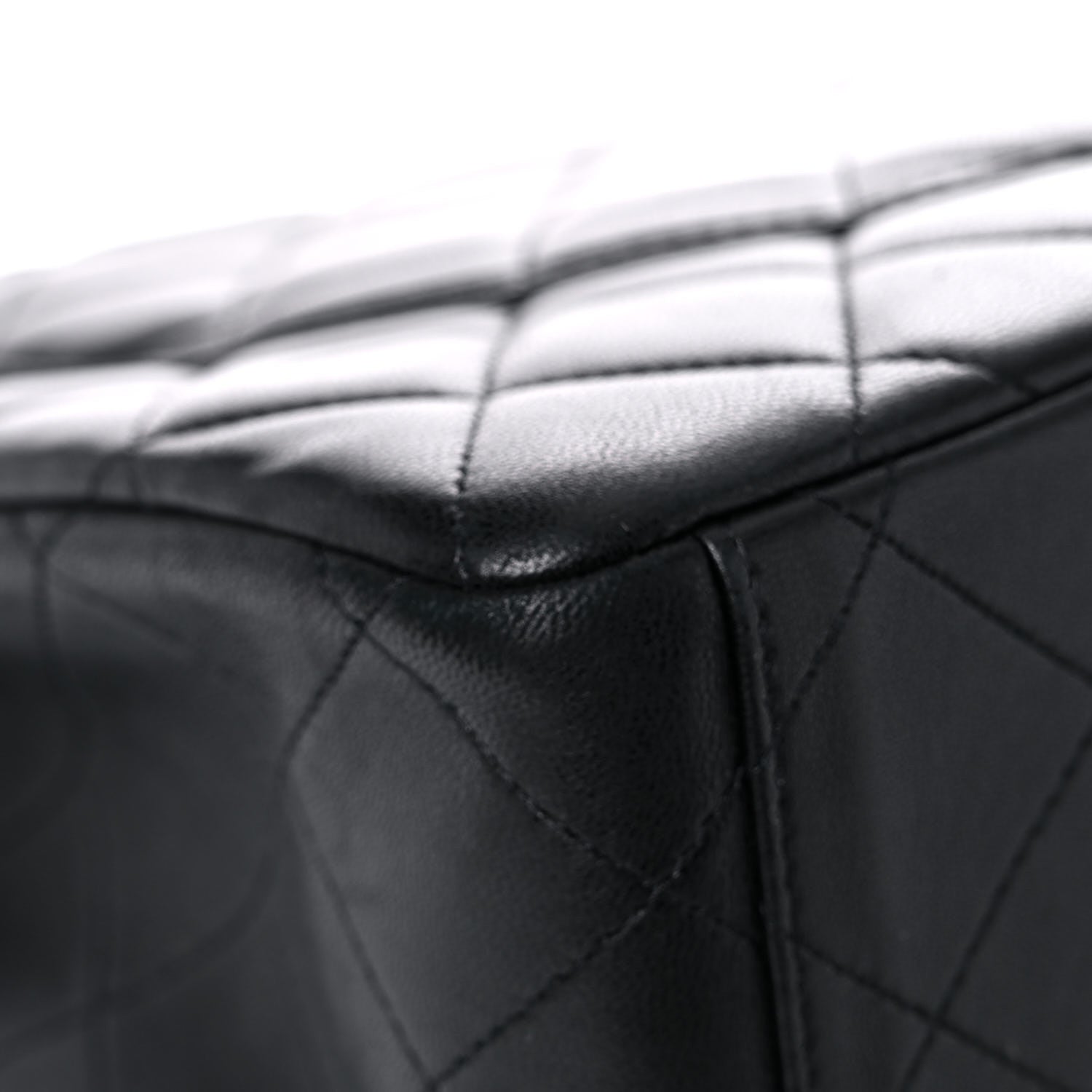 Chanel Lambskin Quilted Maxi Double Flap Black 9 of 13