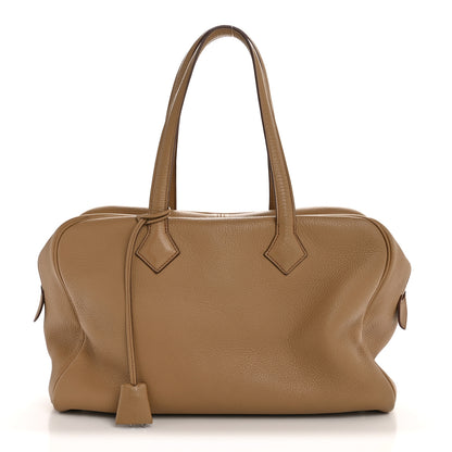 Hermes Taurillon Clemence Victoria II 35 Biscuit 1 of 13