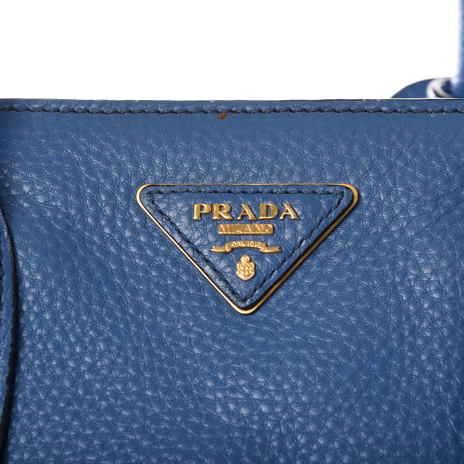 Prada Vitello Daino Tote Cobalto 18 of 18