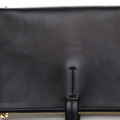 Celine Calfskin Folded Cabas Black White 13 of 14
