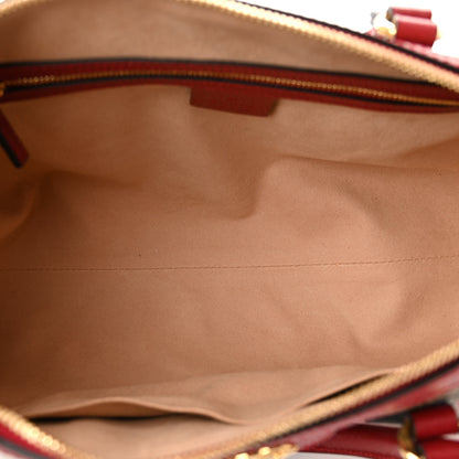 Gucci GG Supreme Monogram Flora Web Medium Ophidia Boston Red 5 of 10