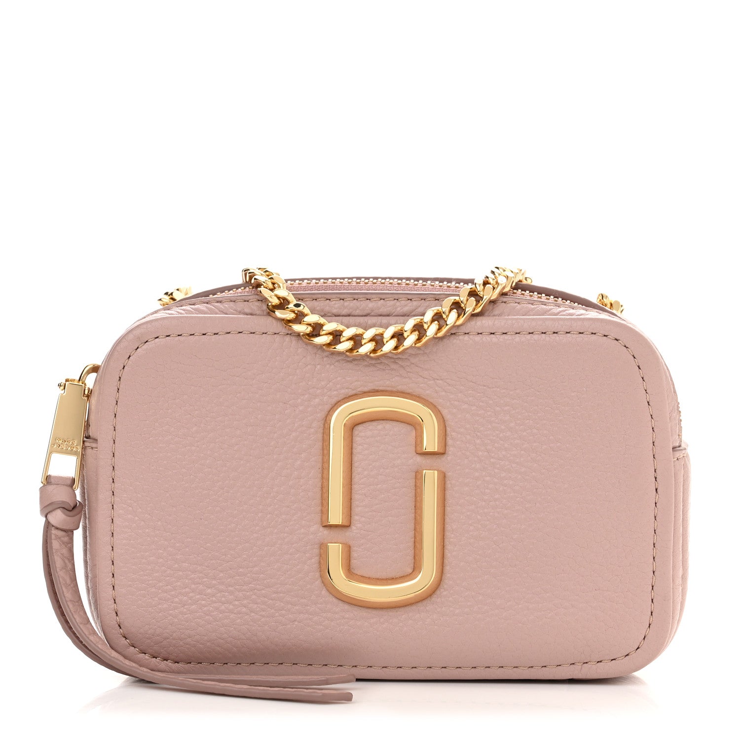 Marc Jacobs Grained Calfskin The Glam Shot 17 Crossbody Pink 1 of 11