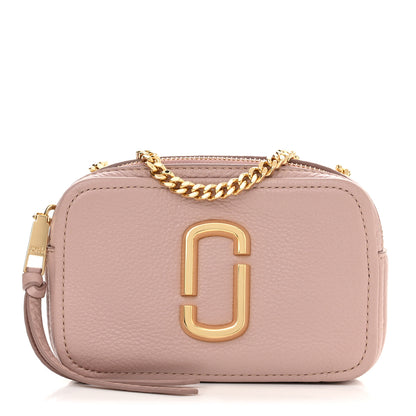 Marc Jacobs Grained Calfskin The Glam Shot 17 Crossbody Pink 1 of 11