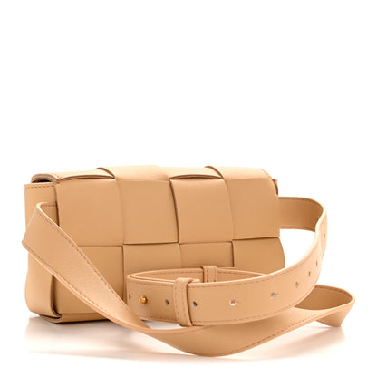 Bottega Veneta Nappa Maxi Intreccio The Belt Cassette Bag Almond 3 of 10