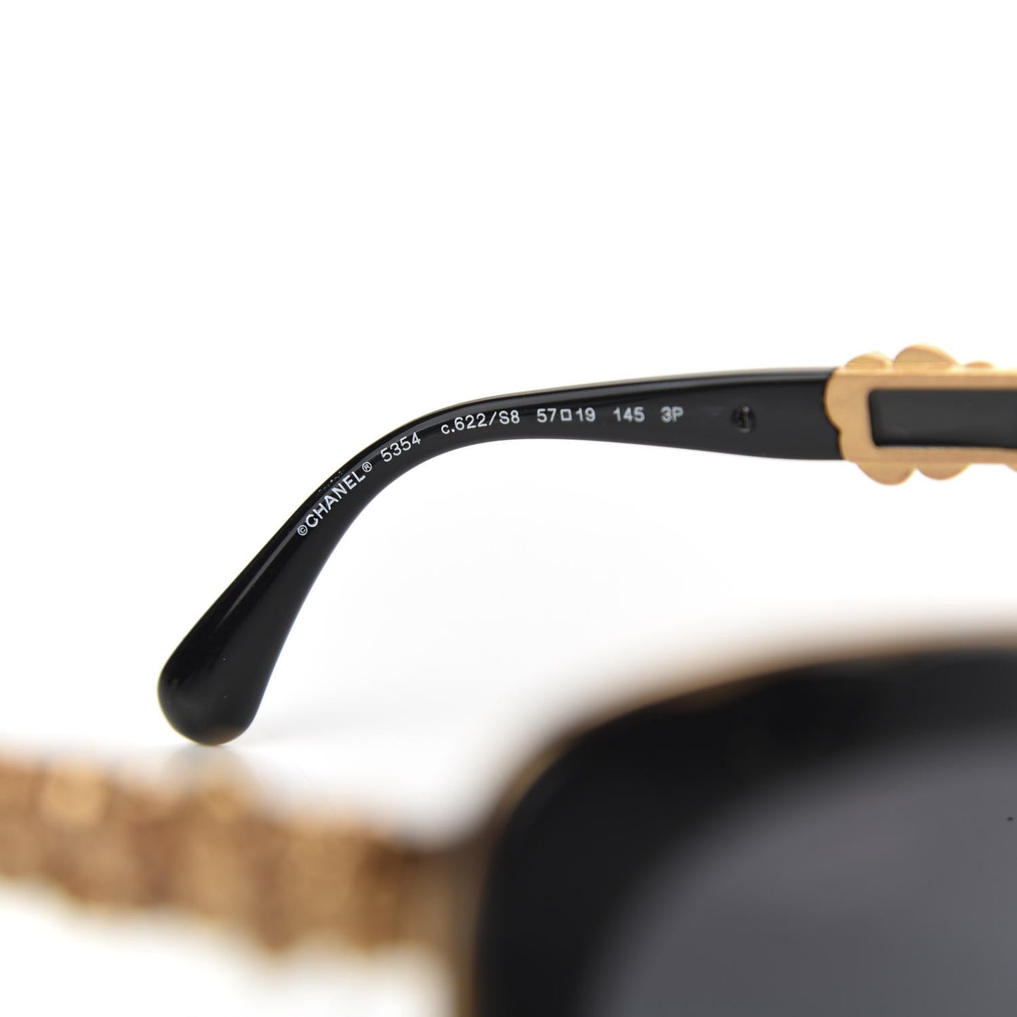 Polarized Bijou Cat Eye Sunglasses 5354 Black