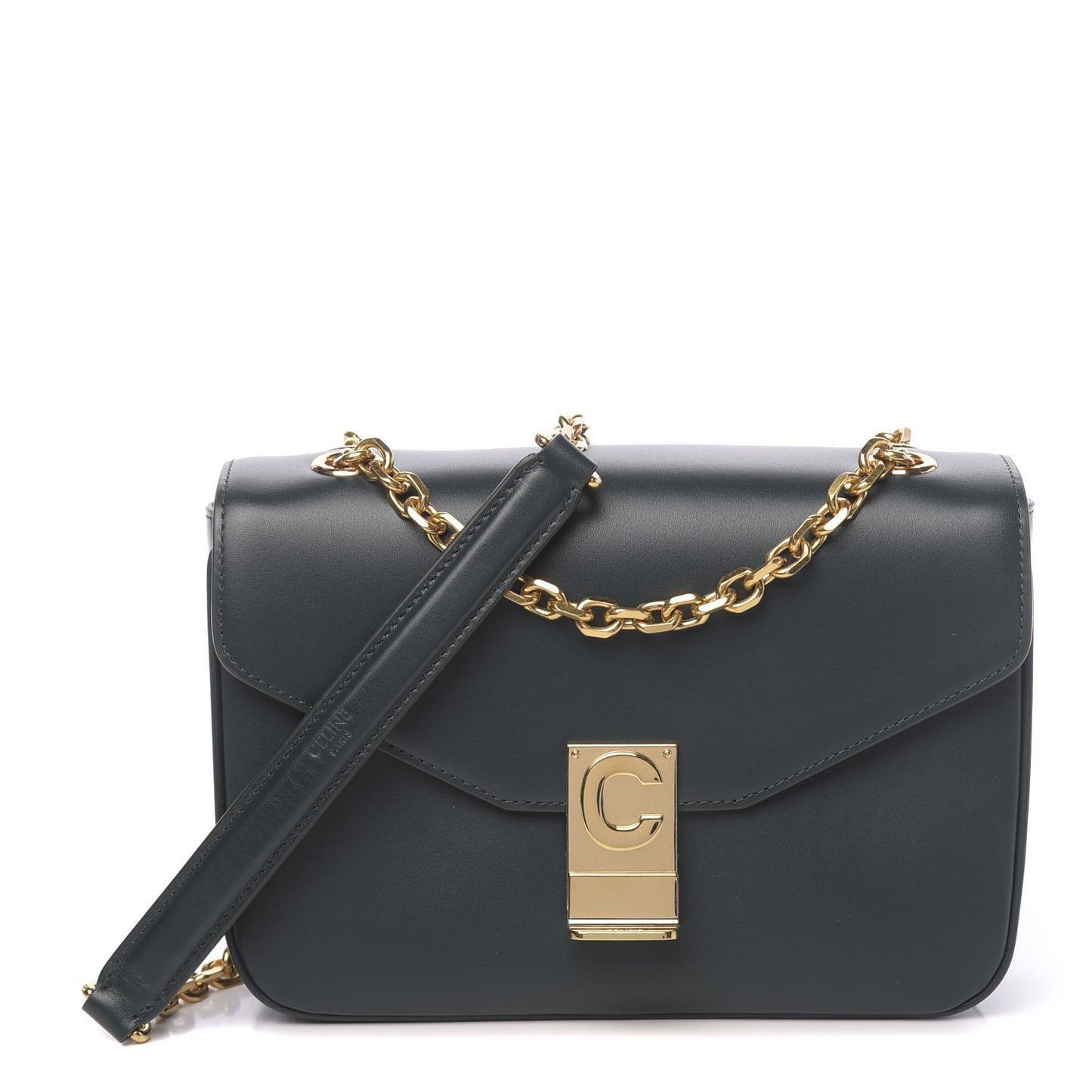 Shiny Calfskin Medium C Bag Amazone