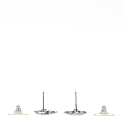 Chanel Metal Anchor CC Earrings Silver 3 of 4