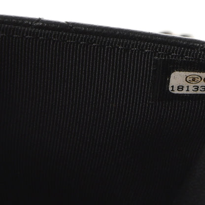 Chanel Lambskin Quilted Wallet On Chain WOC Black 8 of 12