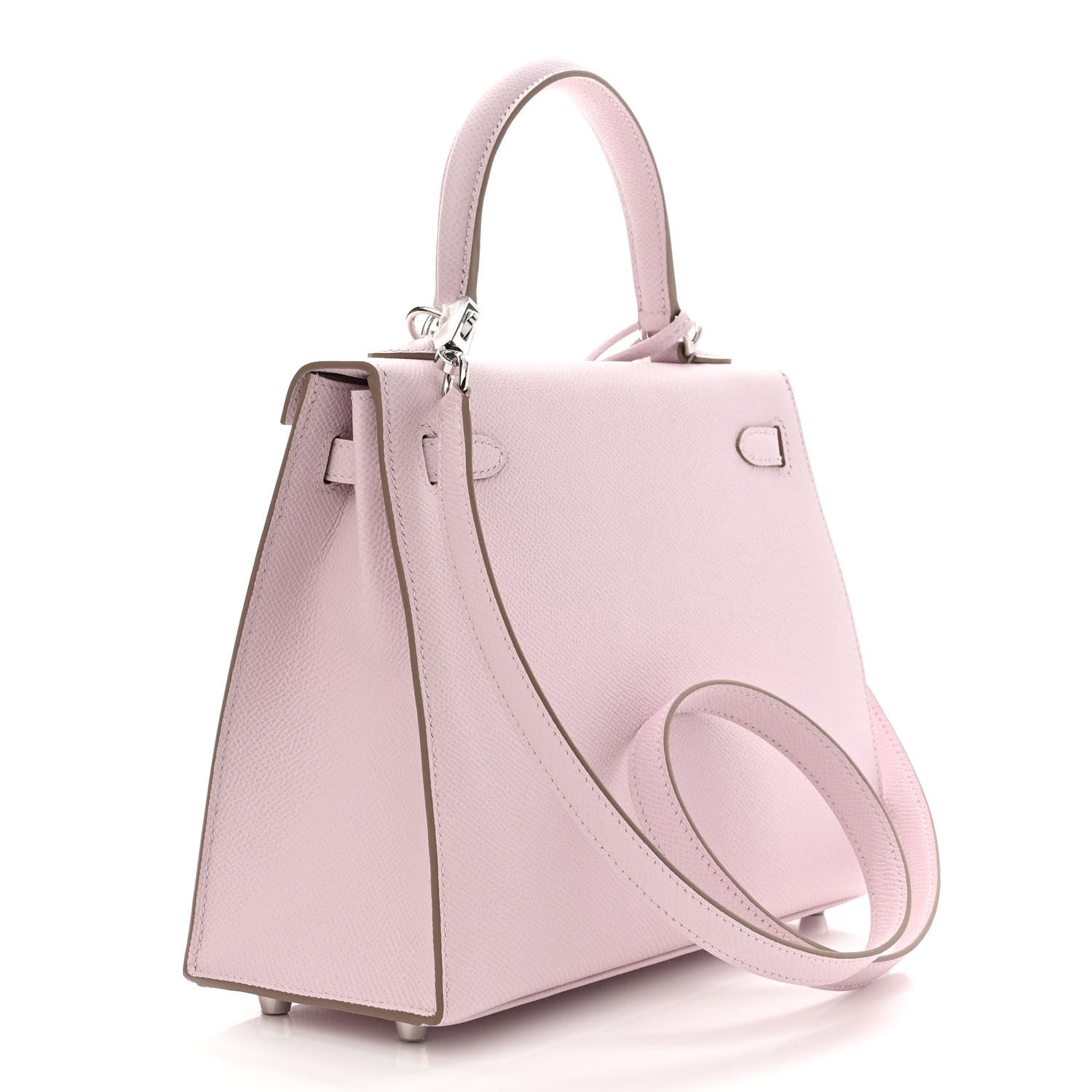 Hermes Epsom Kelly Sellier 25 Mauve Pale 3 of 10