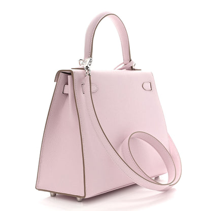 Hermes Epsom Kelly Sellier 25 Mauve Pale 3 of 10