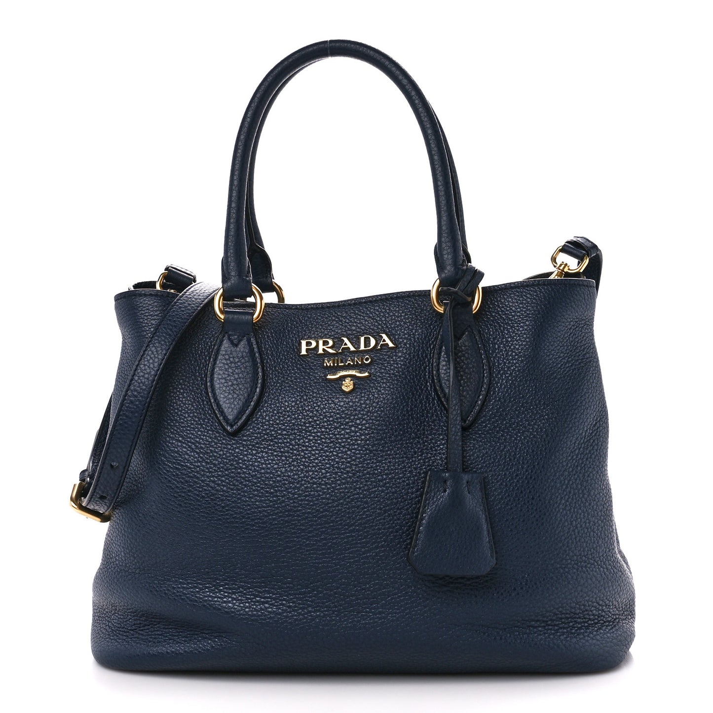 Vitello Phenix Top Handle Bag Baltico