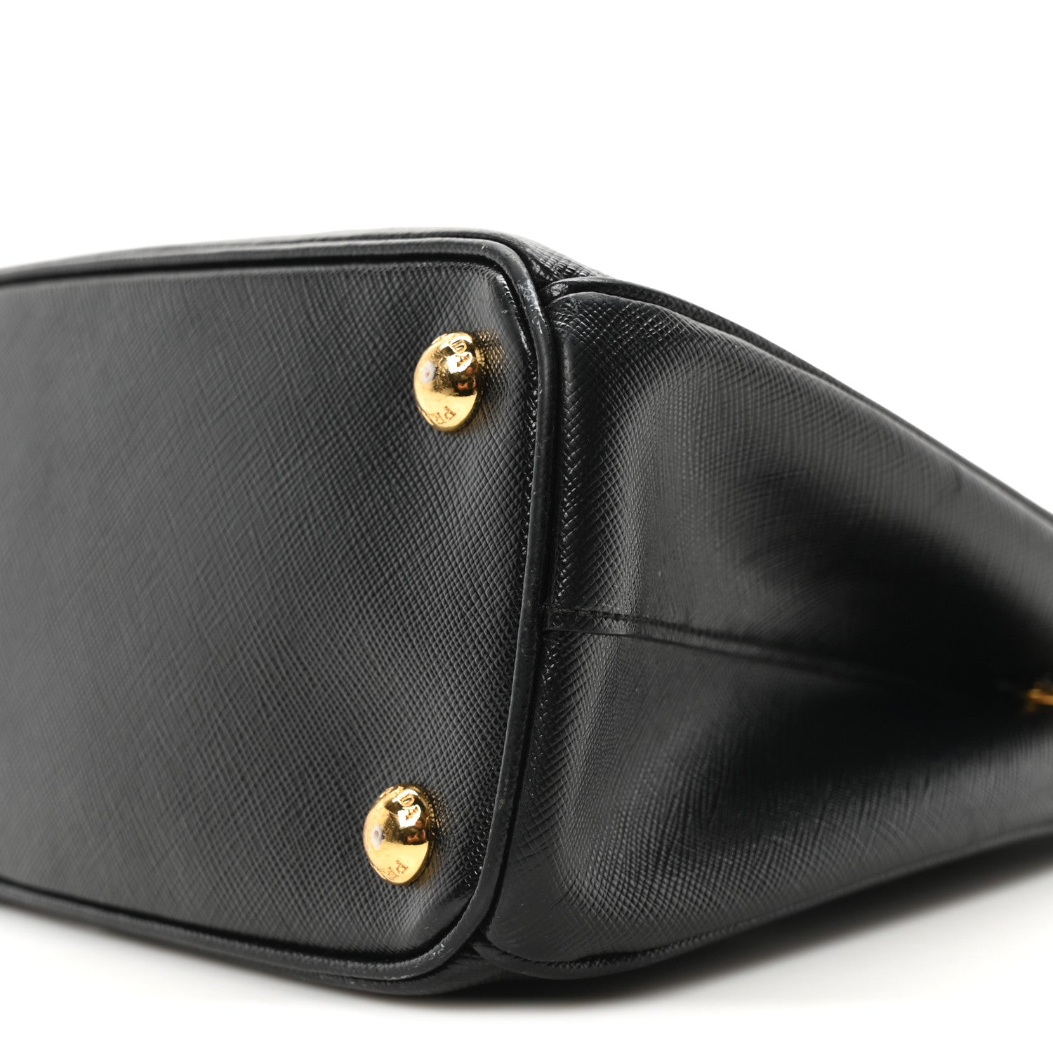 Prada Saffiano Mini Galleria Double Zip Tote Black 9 of 9