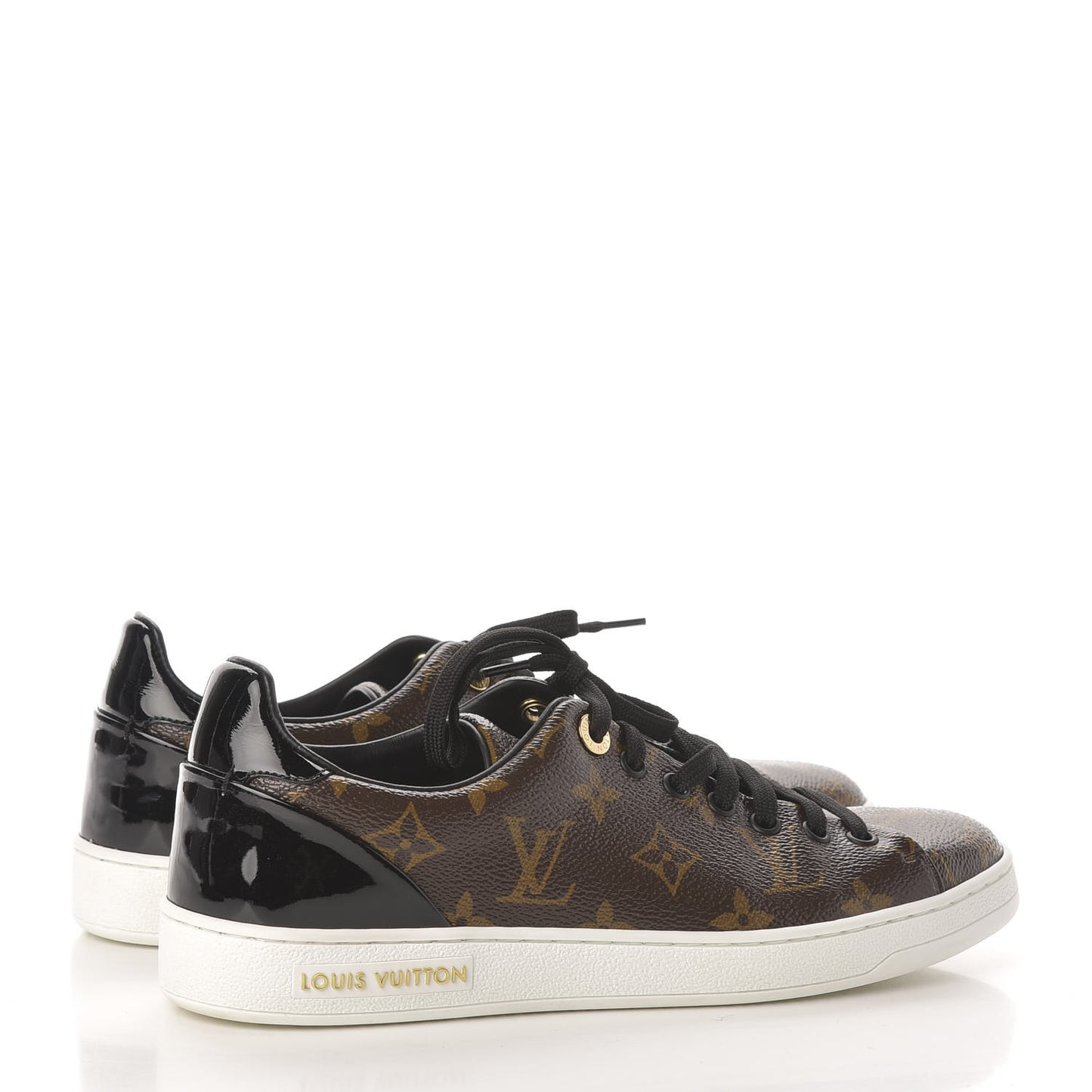 Patent Monogram Frontrow Sneakers 39
