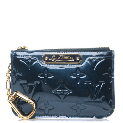 Louis Vuitton Vernis Key Pouch Blue Nuit 1 of 7