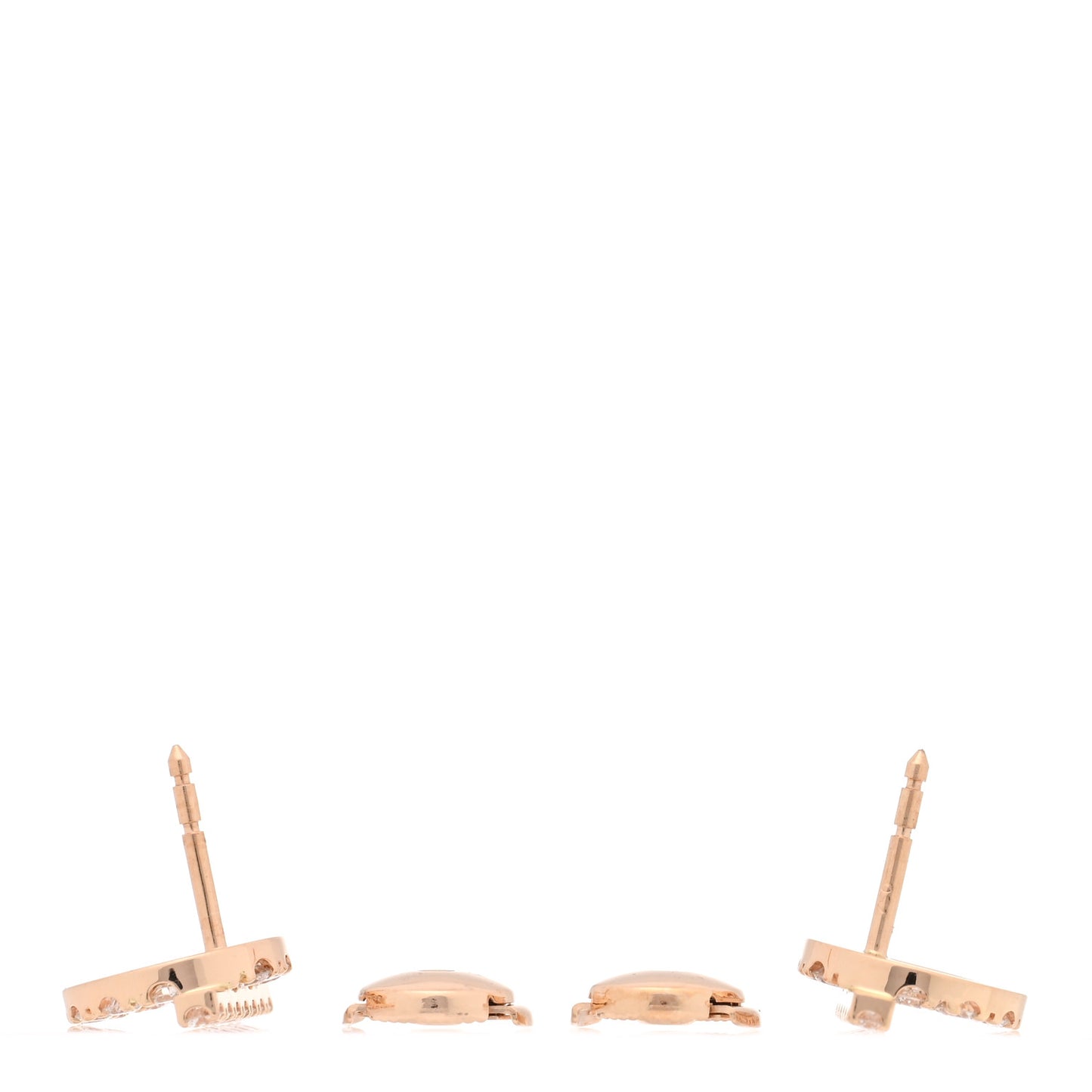 18K Rose Gold Diamond Finesse Earrings