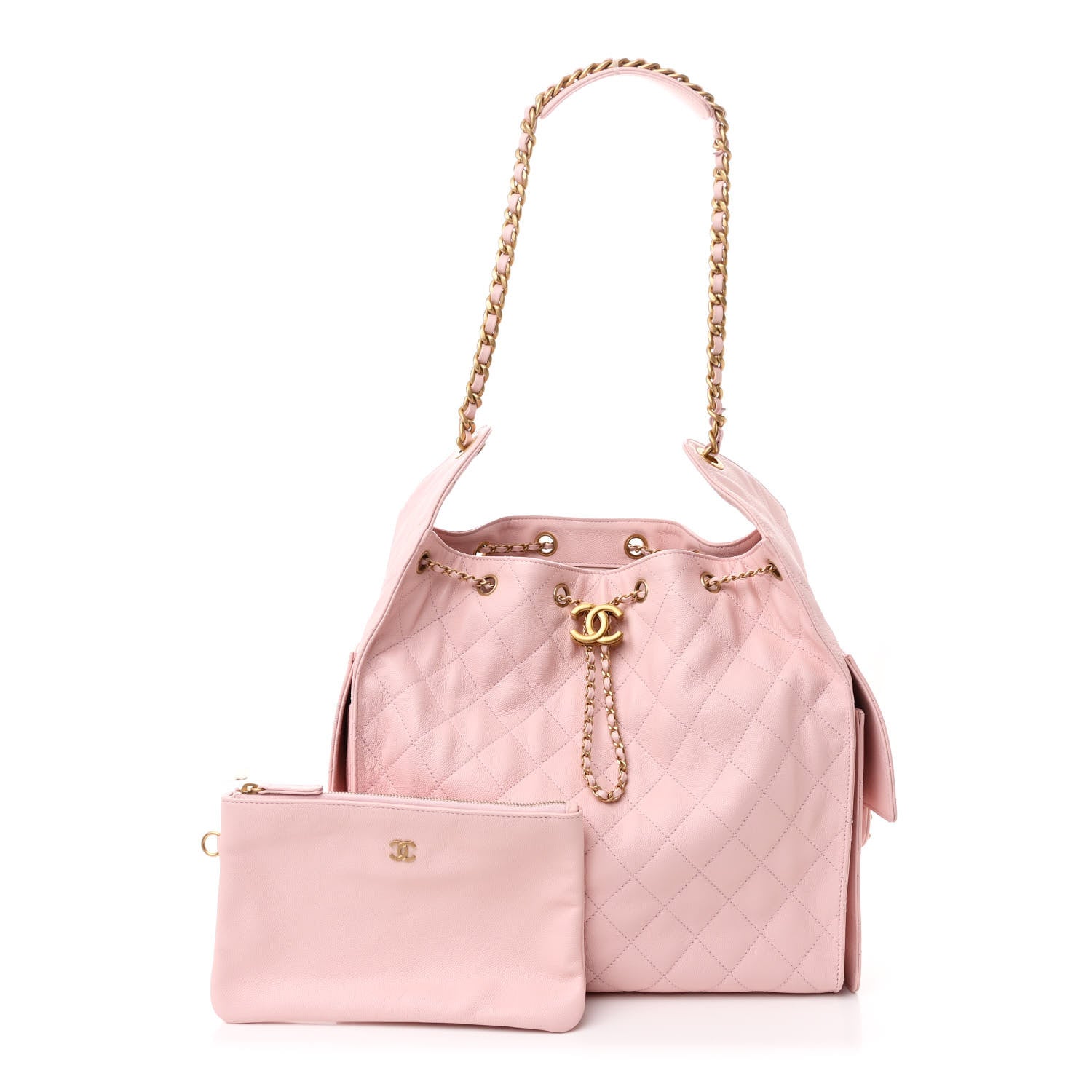 Chanel Caviar Quilted Medium Chanel 25 Handbag Light Pink 2 of 13