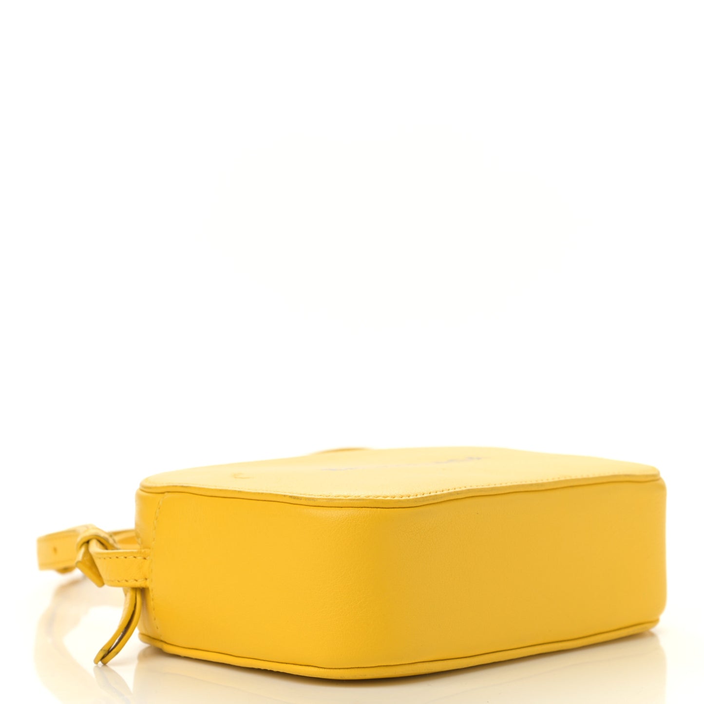 Calfskin Logo XS Everyday Camera Bag Yellow Black