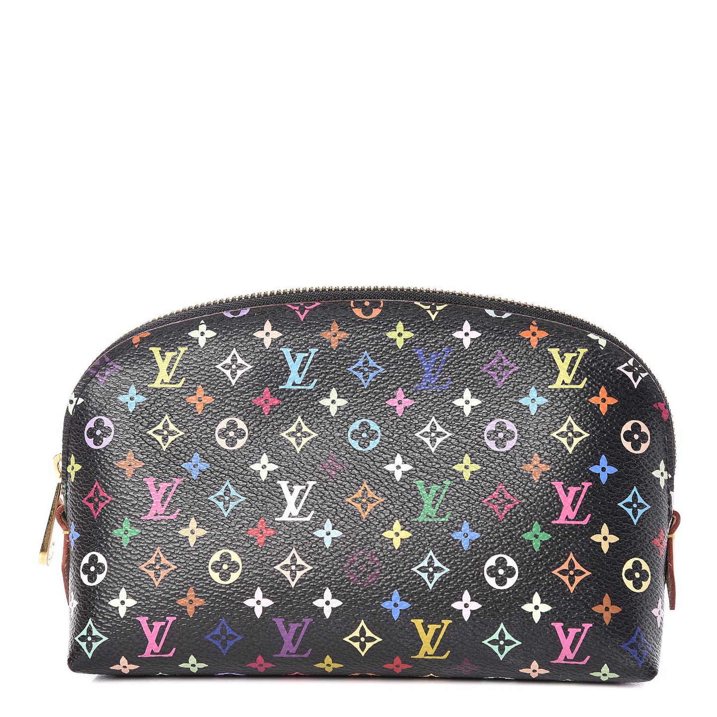 Monogram Multicolor Cosmetic Pouch Black Grenade