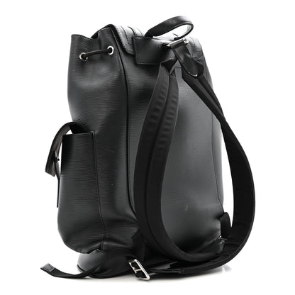 Louis Vuitton Epi Christopher Backpack PM Black 3 of 16