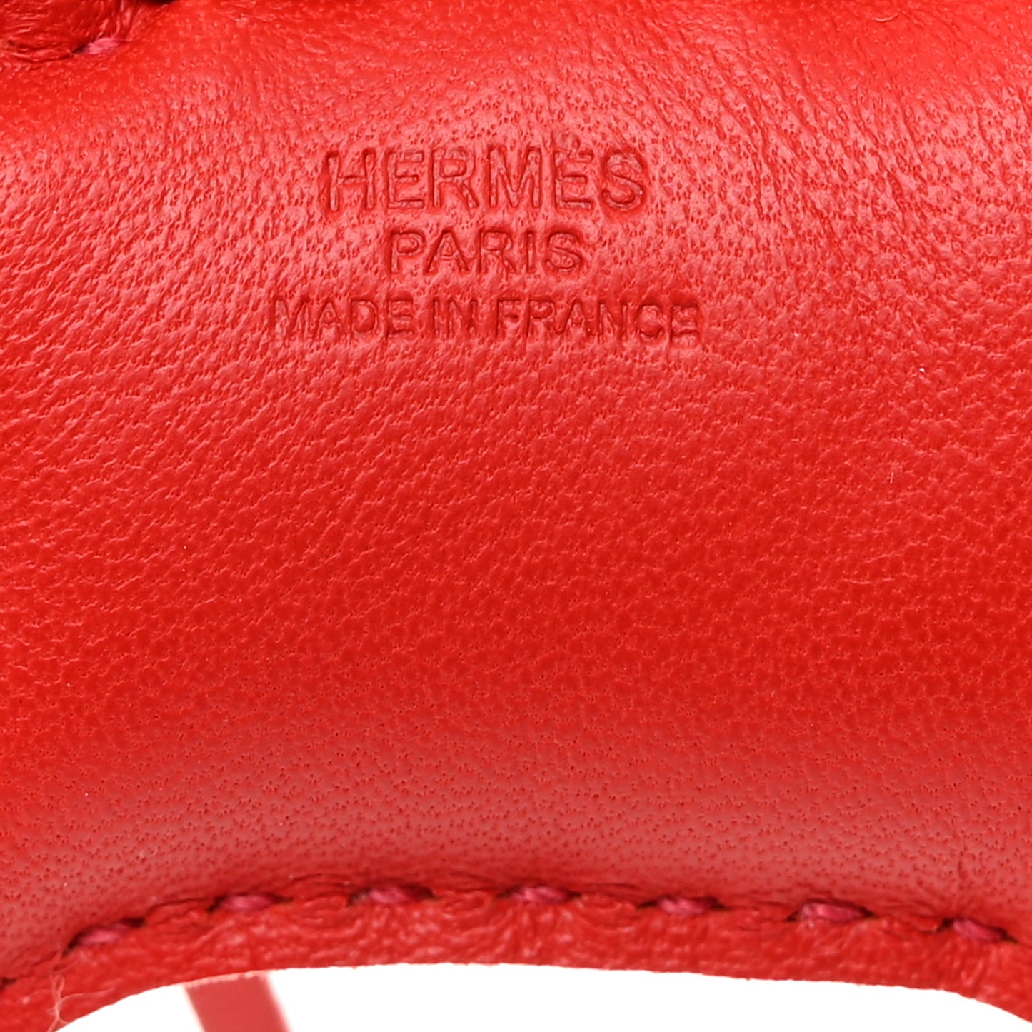 Milo Lambskin Grigri Rodeo Horse Bag Charm PM Rouge Rose Indien Jaipur Feu