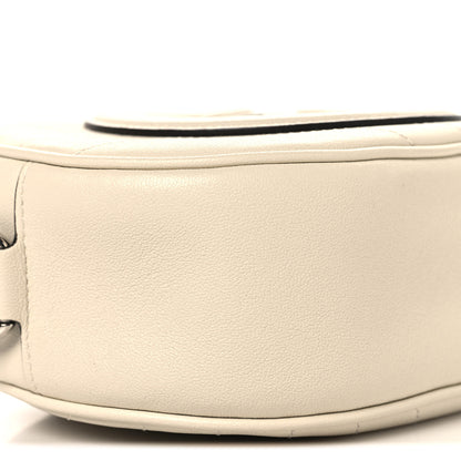 Gucci Sakai Be Green Calfskin Diagonal Stitched Mini Blondie Shoulder Bag Mystic White 9 of 10