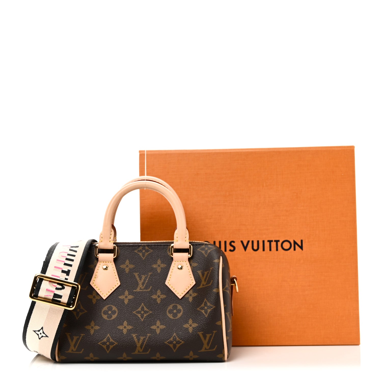 Louis Vuitton Monogram Speedy Bandouliere 20 Black 10 of 10