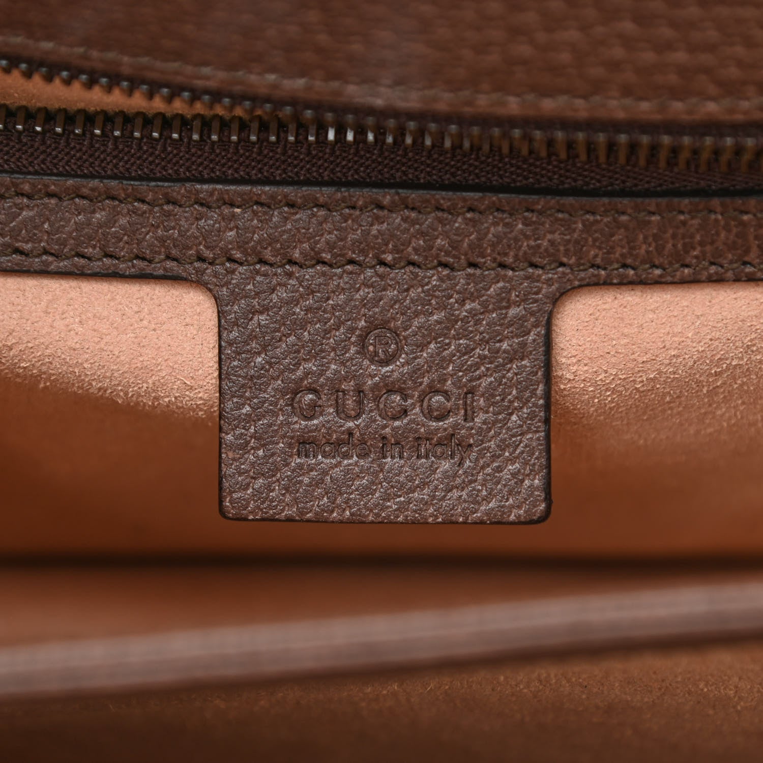 Gucci GG Supreme Monogram Textured Dollar Calfskin Web Small Ophidia Padlock Top Handle Bag Beige Ebony New Acero 6 of 11