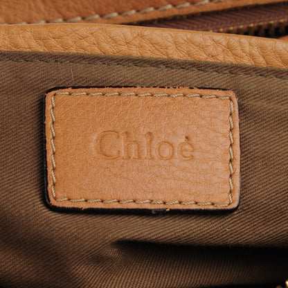 Chloe Calfskin Medium Marcie Satchel Brown Sugar 7 of 9
