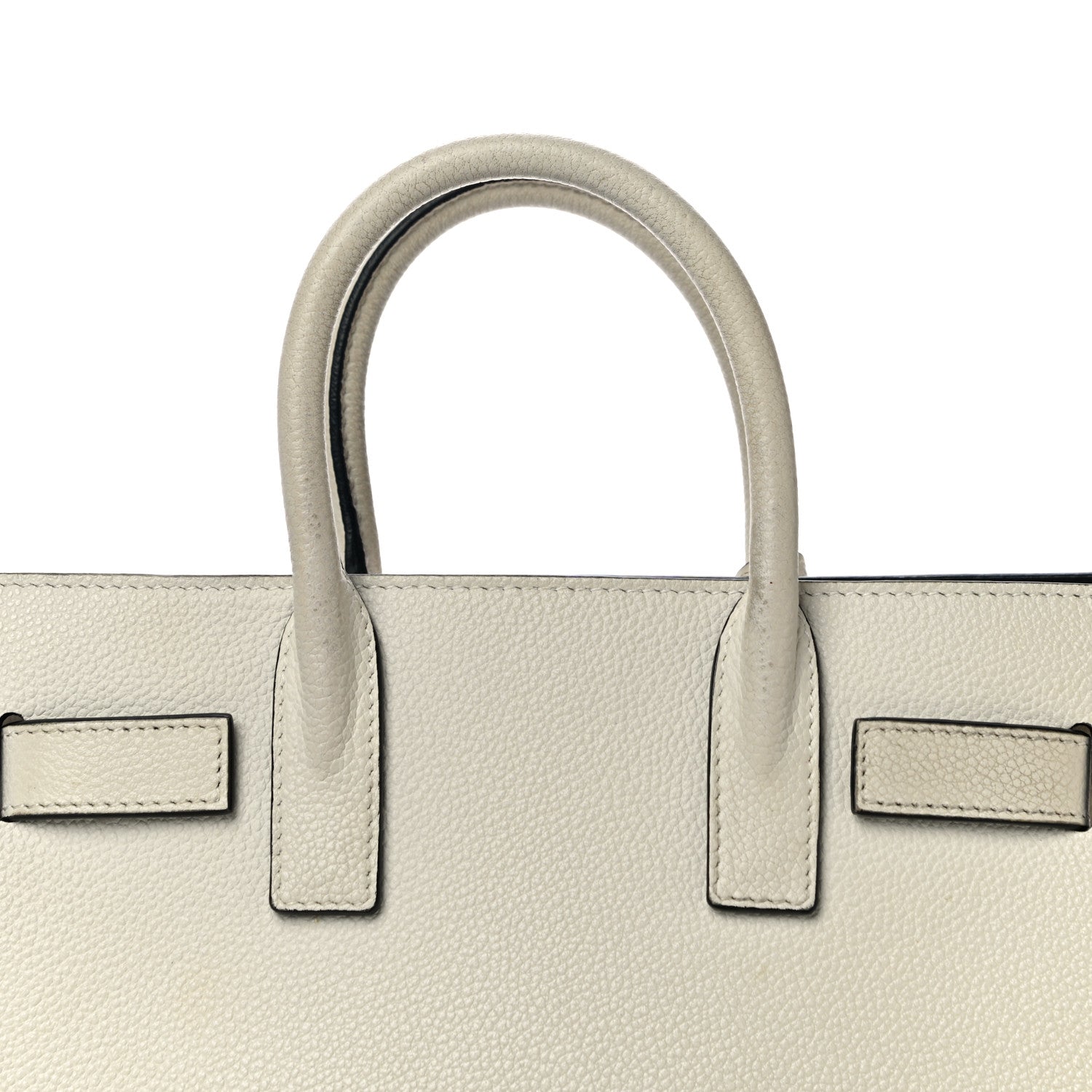 Saint Laurent Grained Calfskin Nano Sac De Jour Porcellana Black 10 of 11