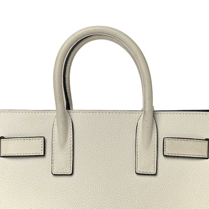 Saint Laurent Grained Calfskin Nano Sac De Jour Porcellana Black 10 of 11