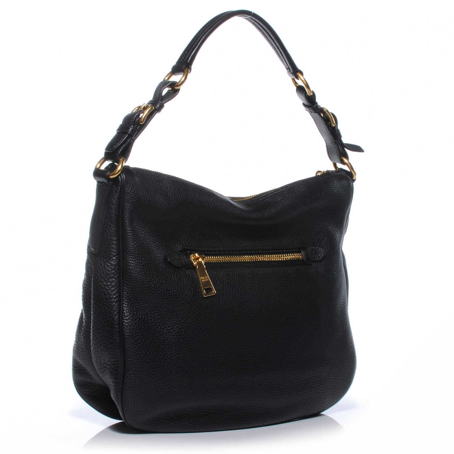 Prada Vitello Daino Shoulder Bag Nero Black 3 of 9