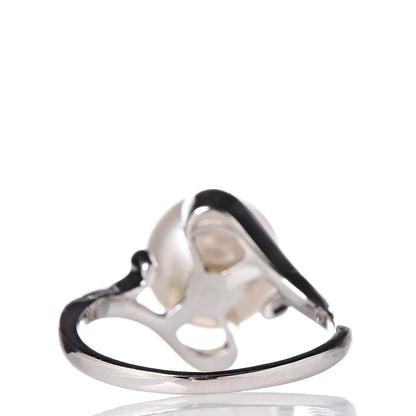 Mikimoto Platinum Akoya Pearl 9mm Ring 48 4.5 4 of 5