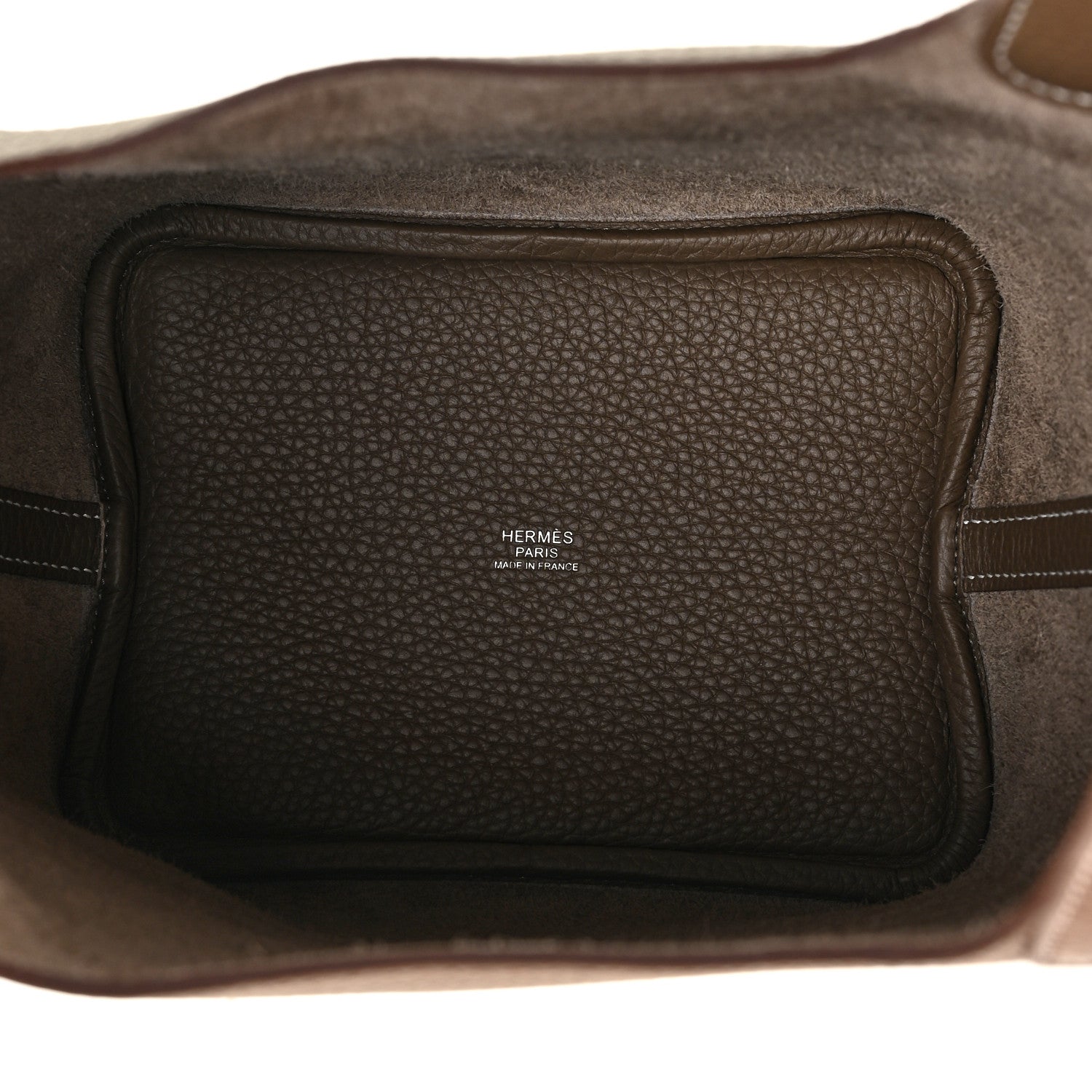 Hermes Taurillon Clemence Picotin Lock 18 PM Etoupe 4 of 9