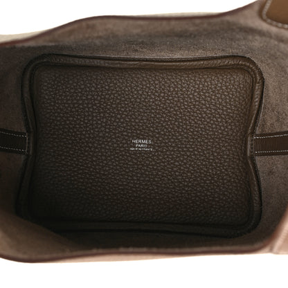 Hermes Taurillon Clemence Picotin Lock 18 PM Etoupe 4 of 9