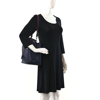 Louis Vuitton Empreinte Neonoe MM Marine Rouge 2 of 8