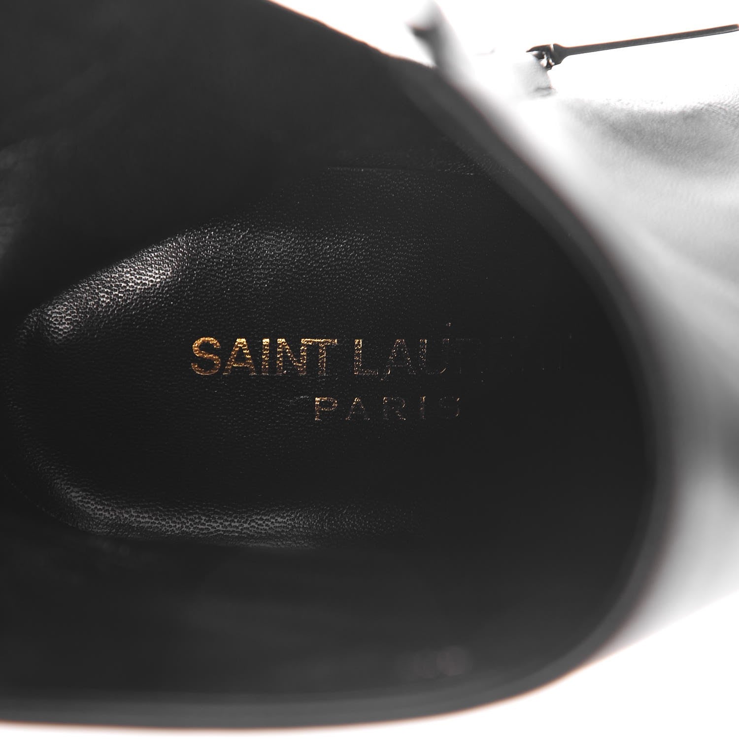 Saint Laurent Nappa Vendome Loulou Ankle Zip Boot 38 Black 9 of 10