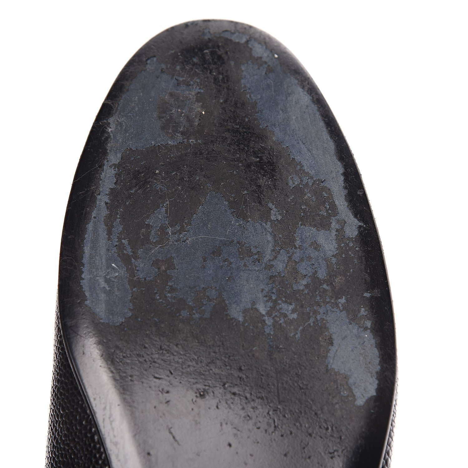 Chanel Caviar CC Cap Toe Ballerina Flats 42 Black 13 of 17